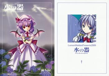 Three Some Mizu no Utsuwa – Hydrangea- Touhou project hentai Teen