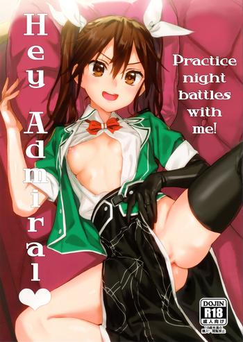 Hairy Sexy Teitoku yo Wagahai to Yasen de Jissen ja | Hey Admiral! Practice night battles with me!- Kantai collection hentai Doggy Style