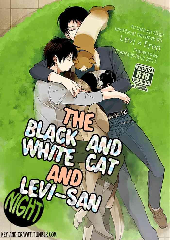 Yaoi hentai The Black and White Cat and Levi-san- Shingeki no kyojin | attack on titan hentai Huge Butt