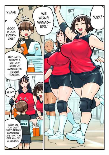 Yaoi hentai Volley-bu to Manager Oda | The Volleyball Club and Manager Oda School Uniform