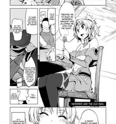 Teenporno Mordred ga Oji-san to | Mordred and the Old Man- Fate grand order hentai Hardcore Gay