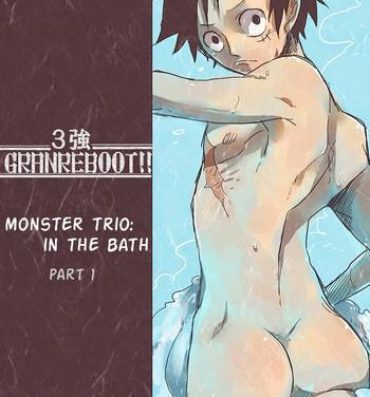 Hermana Monster Trio: In The Bath- One piece hentai Muslim