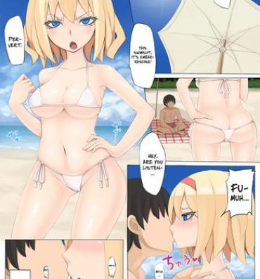 Scene I went to the beach with Alice- Touhou project hentai Russia