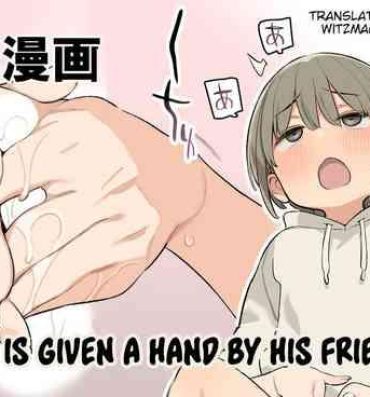 Hardfuck Tomodachi no okaasan ni te de sareru shounen | A young boy is given a hand by his friend’s mother Petite Teenager