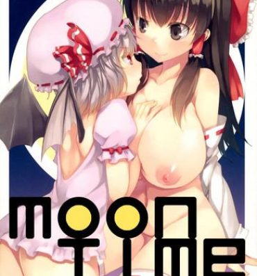 Sucking MOON TIME- Touhou project hentai Fishnets